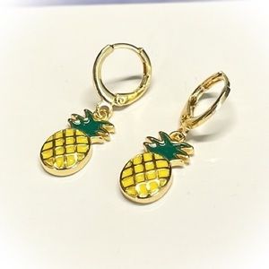 💕Fun Novelty Gifts Earrings Fruit Pineapples💕